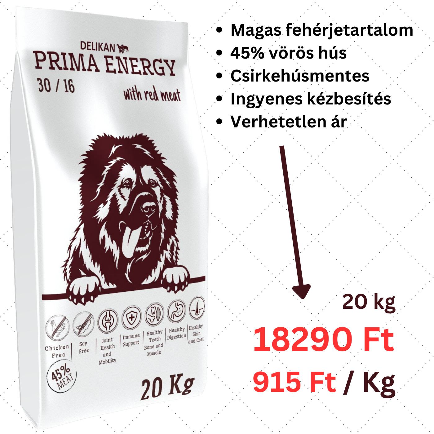Delikan Prima Energy Red Meat - zoom