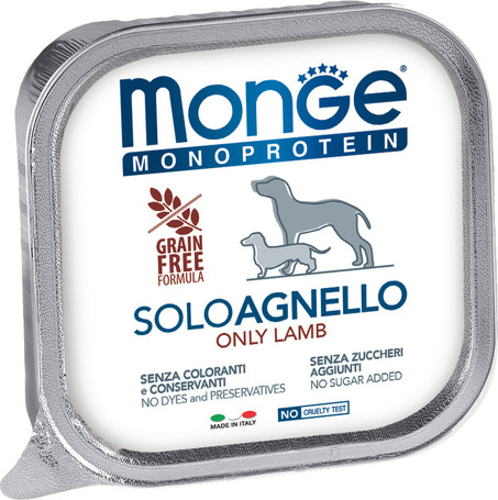 Monge Dog Grain Free Monoprotein Lamb Paté