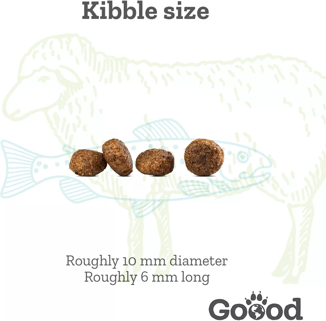 Goood Junior Free Range Lamb & Sustainable Trout - Hrană uscată de miel și păstrăv pentru căței - zoom