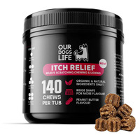 OurDogsLife Itch Relief Chews gustări pt ameliorarea mâncărimilor