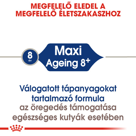 Royal Canin Maxi Ageing 8+ | Nagytestű idős kutya száraz táp