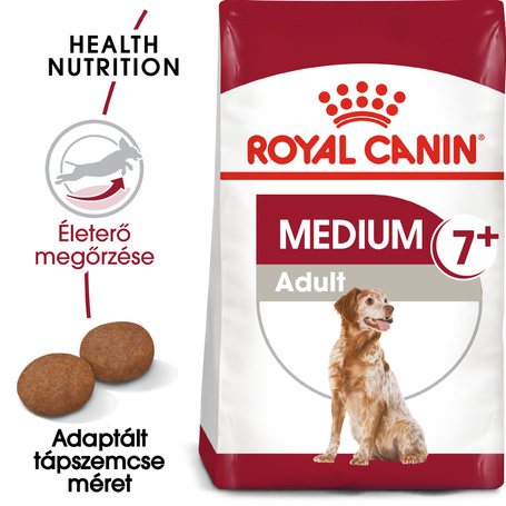 Royal Canin Medium Adult 7+ | Közepes testű idősödő kutya száraz táp
