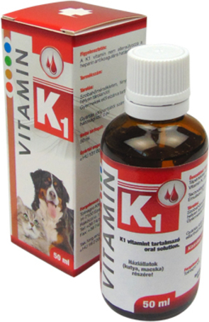 K1 vitamin oldat kutyáknak és macskáknak