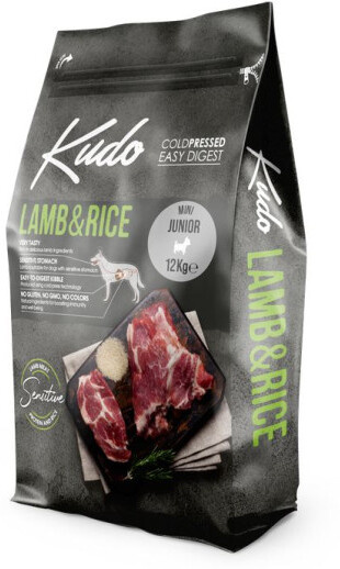 Kudo Junior Mini Lamb & Rice Low Grain | Hrană uscată cu miel pentru cățeluși de talie mică