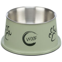 Trixie magas nyakú fém tál műanyag bevonattal spánielnek #4