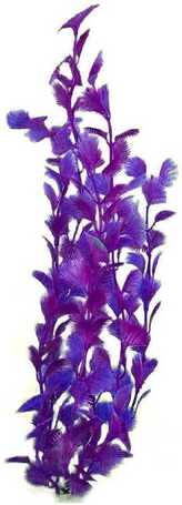 Lila és kék hosszúszárú akváriumi műnövény (S1257)