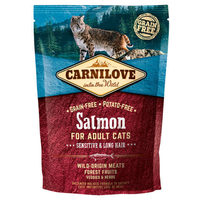 Carnilove Salmon for Adult Cats with Sensitive Digestion, Long-Haired Cats