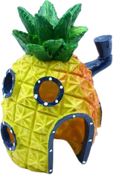 Decor acvariu casa ananas
