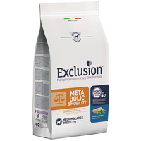 Exclusion Dog Metabolic & Nobility Pork & Fibres Medium & Large Exclusion Dog Metabolic & Nobility Pork & Fibres Medium & Large