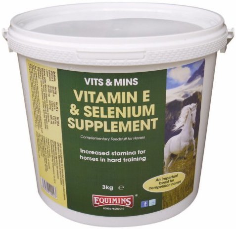 Equimins Vitamin E & Selenium Supplement - Supliment alimentar sub formă de pulbere pentru cai