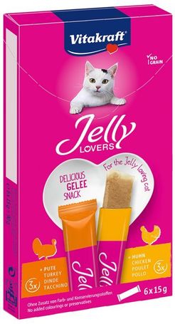 Vitakraft Jelly Lovers zselés jutalomfalat csirkével és pulykával macskáknak