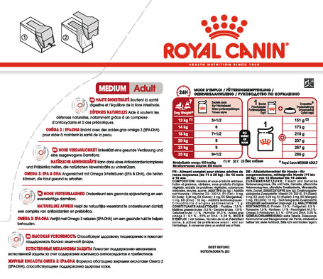 Royal Canin Medium Adult - Nedves táp közepes testű felnőtt kutya részére