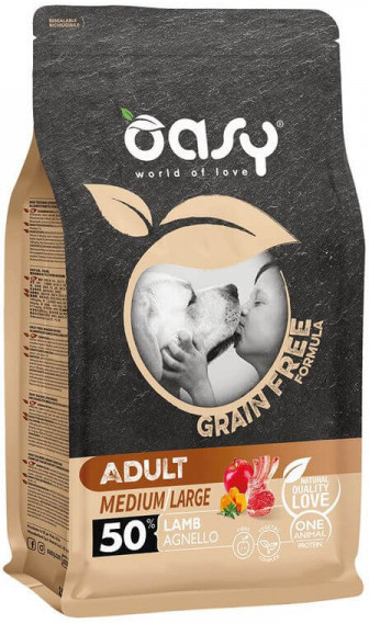 Oasy Grain Free Adult Medium/Large Lamb