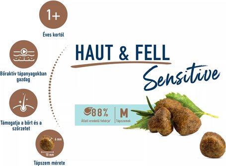 Happy Cat Sensitive Skin & Coat l Szőr-bőrtápláló száraztáp macskáknak