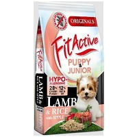FitActive hrană uscată puppy cu miel, fără grâu