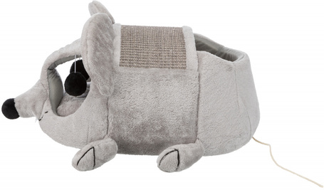 Trixie egér formájú kaparófa odúval