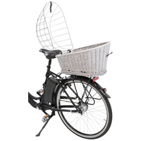 Trixie szürke fonott szállítókosár kerékpárra #19