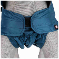 Trixie Rouen kék esőkabát magas gallérral, fényvisszaverő csíkokkal #5