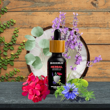 Zooro Herbal Shield Spot-on - Illóolaj keverék kutyáknak, kullancs riasztó hatással