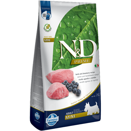 N&D Dog Prime Adult Mini Lamb & Blueberry