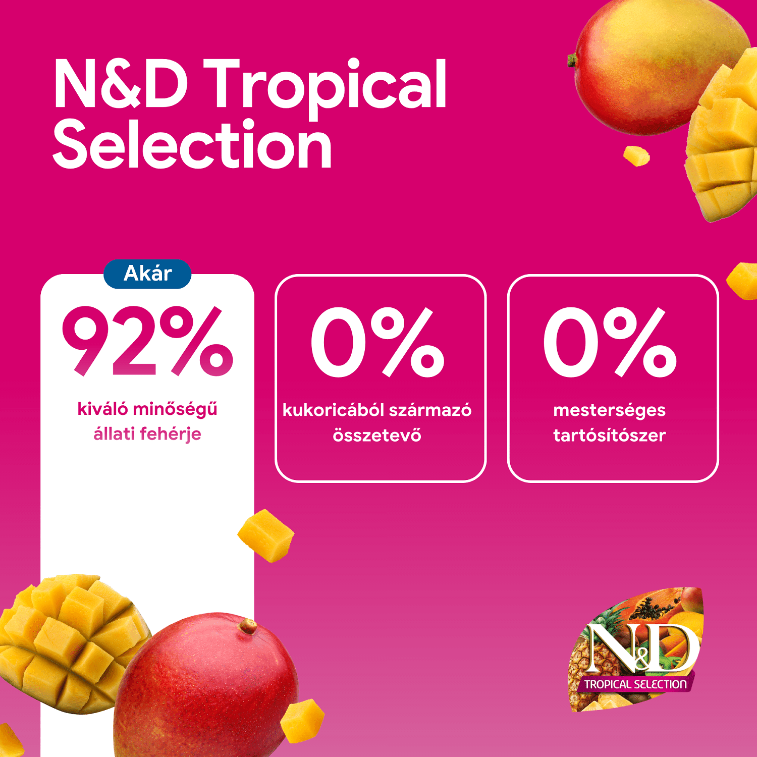 N&D Tropical Selection Dog Adult Medium/Maxi Miel - zoom