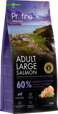 Profine Adult Large Breed Salmon & Potatoes | Táp nagytestű kutyáknak lazaccal és burgonyával