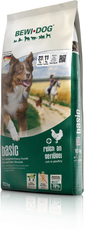Bewi-Dog Basic szárnyashúsban gazdag száraztáp
