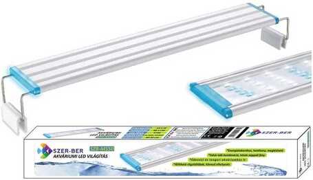 Szerber LED MS akváriumi világítás fehér és kék LED izzókkal