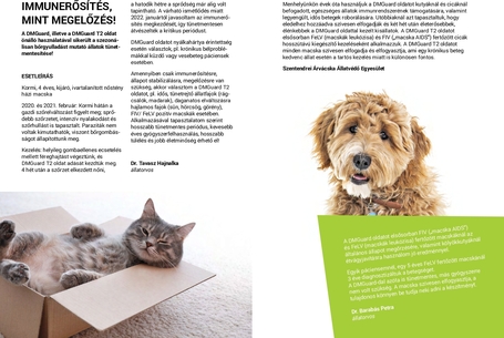 DMGuard T2 immunerősítő készítmény taurinnal macskáknak, kutyáknak, kisállatoknak, díszmadaraknak és díszhalaknak