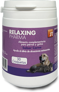 JT Relaxing Pharma Comprimate masticabile câini pisici stres - zoom