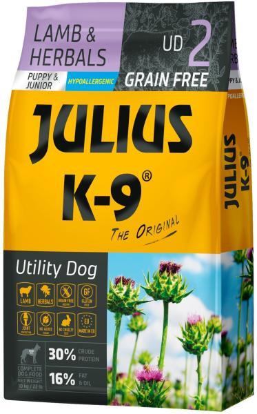 Julius-K9 GF Hypoallergenic Utility Dog Puppy & Junior Lamb & Herbals - zoom