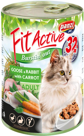 FitActive Cat Adult Goose & Rabbit with Carrot