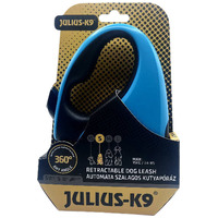 Julius-K9 automata szalagpóráz - Türkiz/Fekete Julius-K9 automata szalagpóráz - Türkiz/Fekete