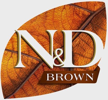 N&D Brown Dog Adult Mini bárány, spirulina & sárgarépa