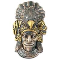 Exo Terra Aztec Knight Warrior - Ascunzătoare naturală realistă de terariu - 15,5 x 22 cm