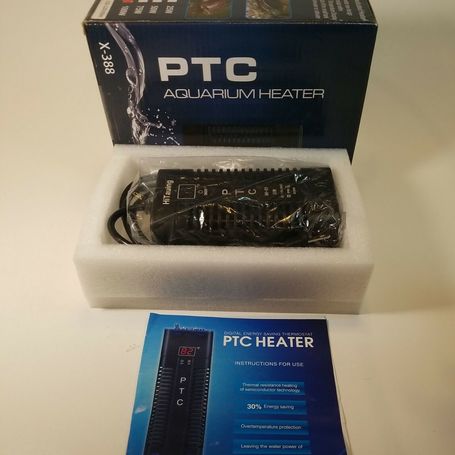 PTC X-388 műanyag burkolatú akvárium fűtő