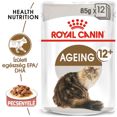 Royal Canin Ageing 12+ Gravy - Idős macska szószos nedves táp