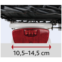 Trixie fekete kosár ráccsal kerékpárra #11