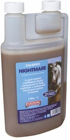 Equimins Nightmare Liquid nyugtató gyógynövényi oldat temperamentumos lovaknak