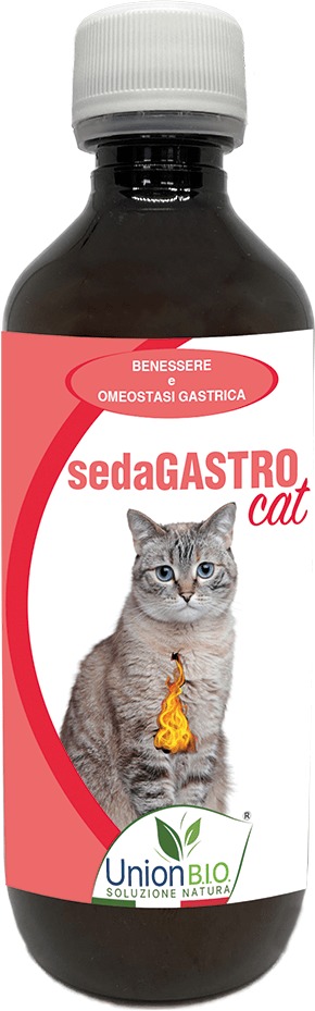 Union Bio sedaGASTRO ca tratament suplimentar pentru tulburările de stomac la pisici, analgezic