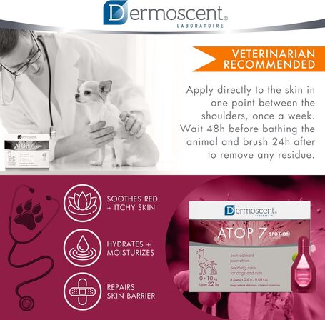 Dermoscent ATOP 7 spot-on kutyáknak és macskáknak