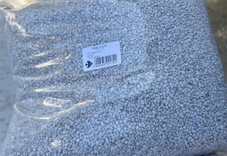 Fehér akvárium aljzatkavics