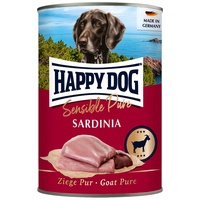 Happy Dog Pur Sardinia - Conservă cu carne pură de capră | Sursă unică de proteine