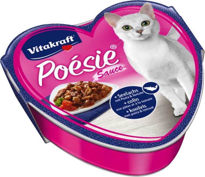 Vitakraft Poésie Cod Sauce - Hrană umedă cu cod la tăviță pentru pisici