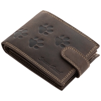 GreenDeed portofel din piele naturală cu model de câine
