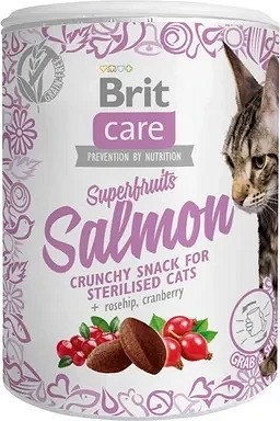 Brit Care Cat Snack Superfruits Salmon pentru pisici