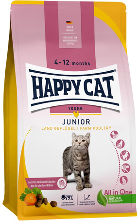 Happy Cat Young Junior Geflügel | Baromfihúsos táp növendék cicáknak