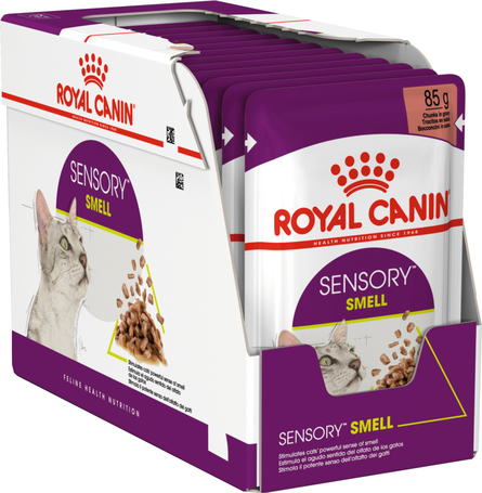 Royal Canin Sensory Smell Gravy - Szószos felnőtt macska nedves táp fokozott illattal