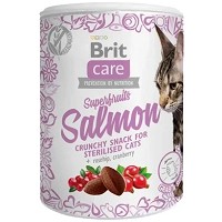 Brit Care Cat Snack Superfruits Salmon pentru pisici