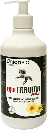 Union Bio EquiTrauma azonnali enyhülést nyújtó, frissítő gél lovaknak 500 ml